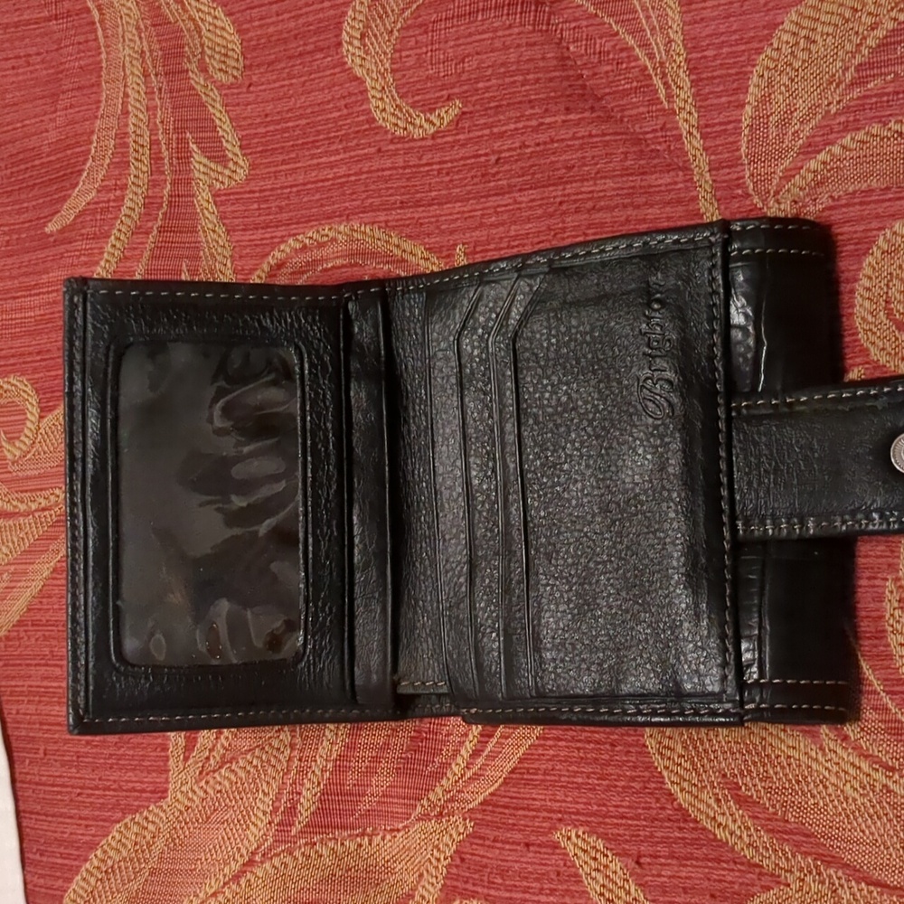 Brighton trifold wallet black
